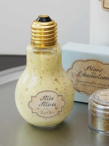 A bottle of Felix Felicis Luck Goo Potion