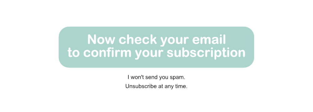 Check your email to confirm your subscription