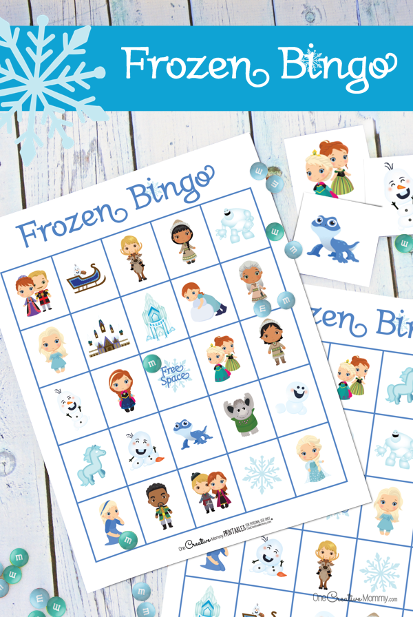 Free Frozen 2 Bingo Game Onecreativemommy Com