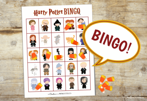 Harry Potter Bingo is here! - onecreativemommy.com