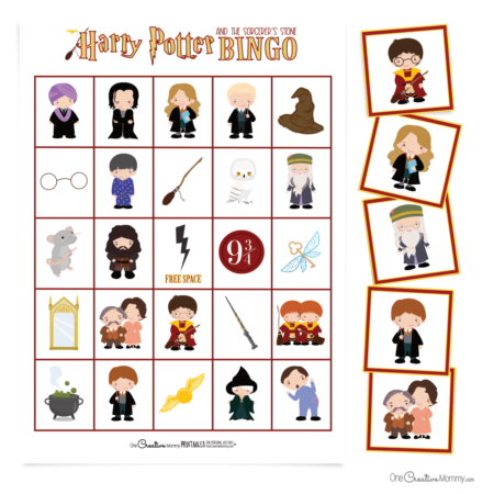 Harry Potter Bingo is here! - onecreativemommy.com