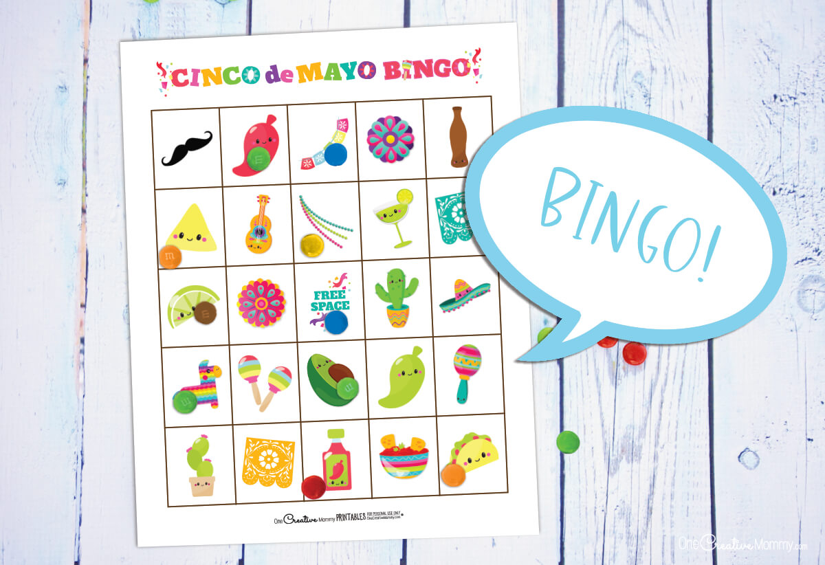 Happy Cinco de Mayo! Enjoy this free bingo game to celebrate.